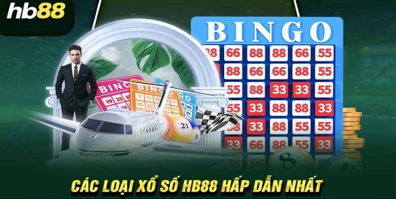 Đa dạng các loại hình xổ số Hb88 cung cấp đến người tham gia